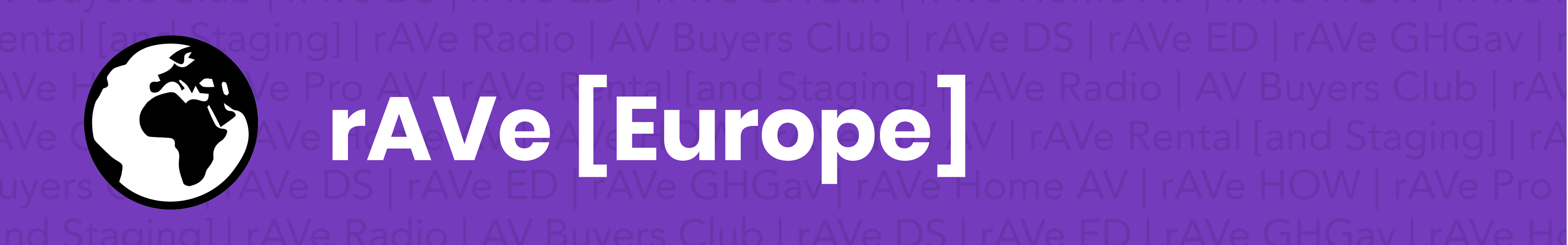 rAVe Europe Newsletter Header